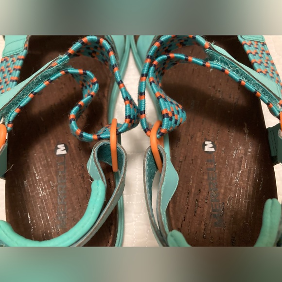 Turquoise Merrell Performance Footware - Picture 5 of 6